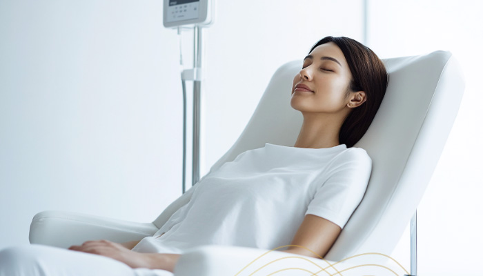 歯科治療中に疲労回復点滴や美白ブレンド点滴もできます